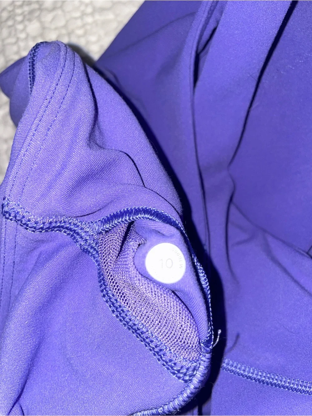 Lululemon charged indigo Purple Women's Cropped Tank Top sz 10